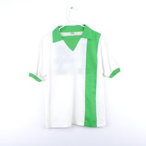 NOS 70s Pele Mens Small Collared Soccer Jersey #14